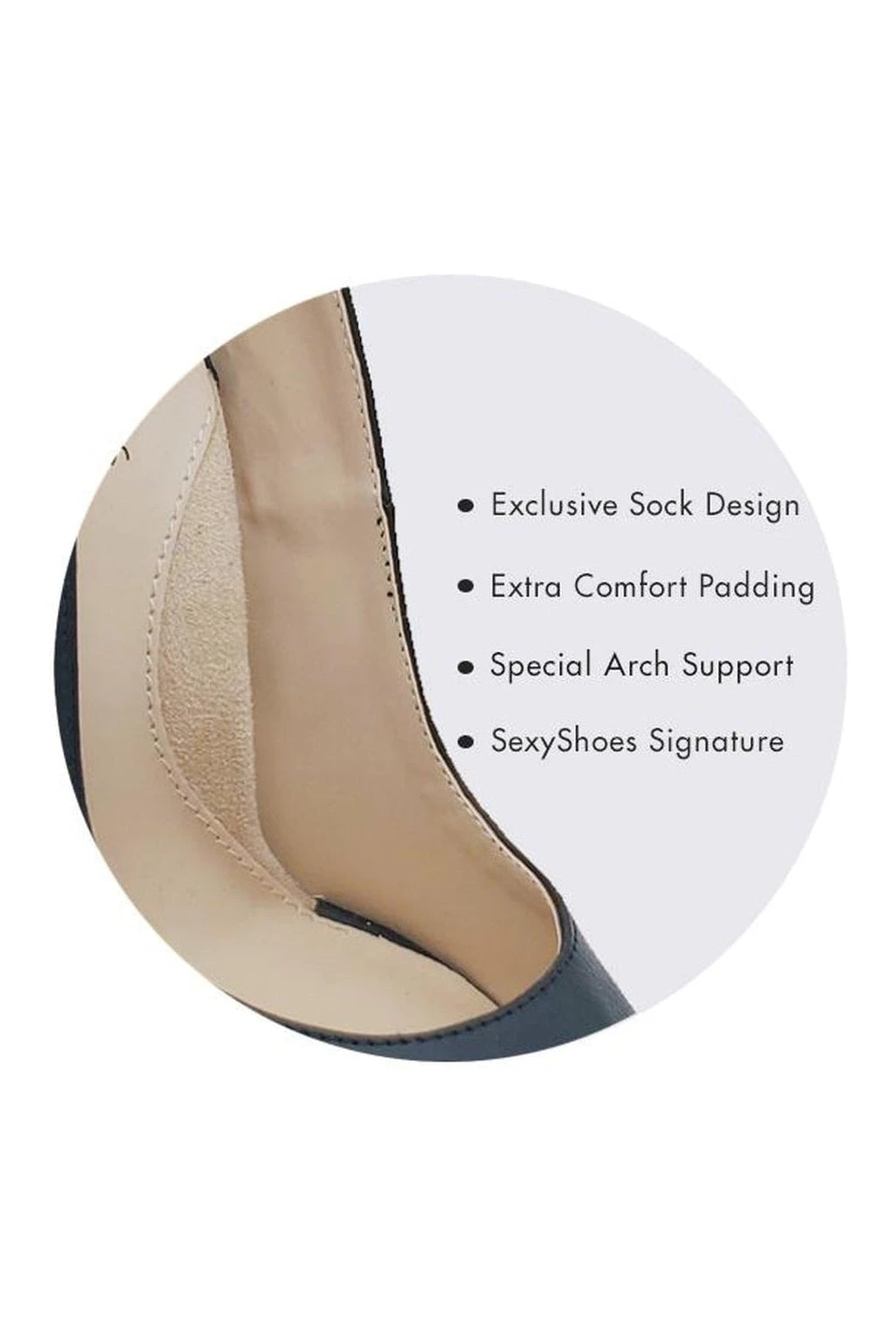 Cut Out Designed Pointed Toe Spectator Pump - Image 3