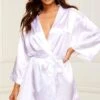 Baci Lingerie All Satin Robe