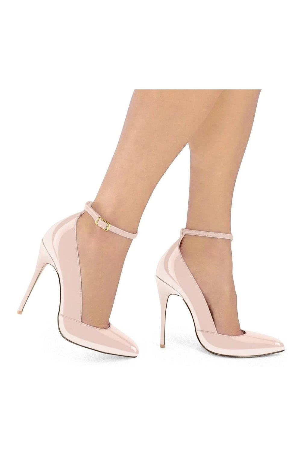 Sexy A-Line Ankle Strap Stiletto Pump - Image 2
