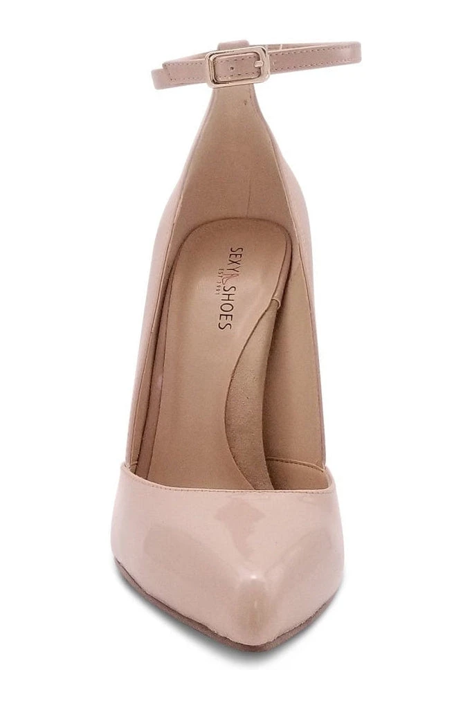 Sexy A-Line Ankle Strap Stiletto Pump - Image 4
