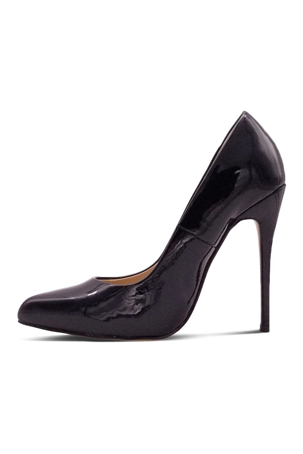 Sultry Low Cut Sky High Stiletto Heel Pump - Image 5