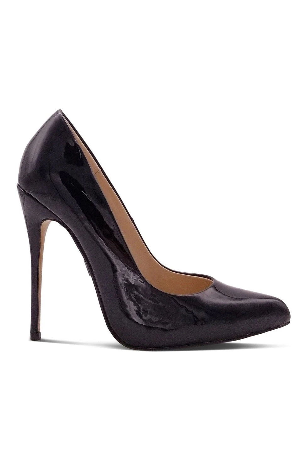 Sultry Low Cut Sky High Stiletto Heel Pump - Image 7
