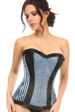 Blue Burlesque Overbust Corset
