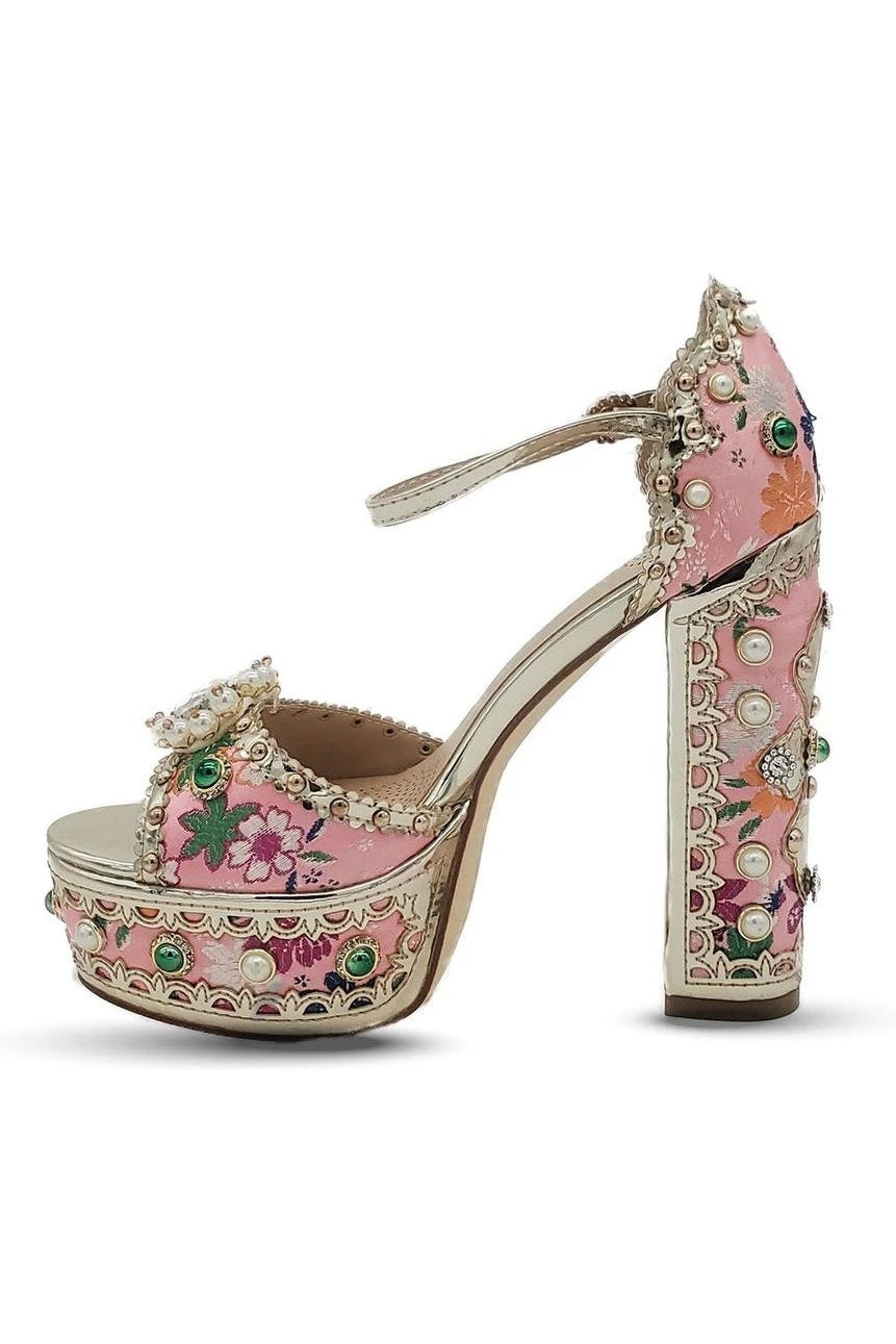 Cici Jeweled Platform Sandal - Image 2
