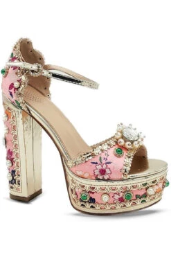 Cici Jeweled Platform Sandal