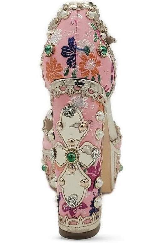 Cici Jeweled Platform Sandal - Image 3