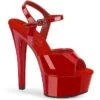 PLEASER GLEAM-609 Sandal | Red Patent