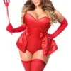 5 Piece Devilicious Corset Costume