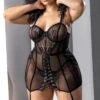 Lace Underwire Babydoll