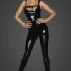 Noir Handmade PVC Overalls With 2-Way Zipper