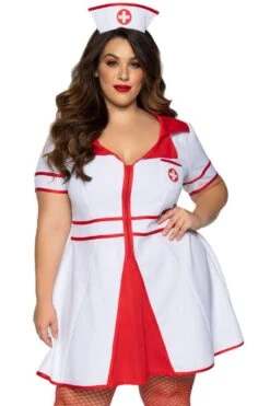 LEG AVENUE Plus Size Hospital Honey Costume