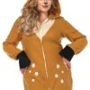 LEG AVENUE Plus Size Sexy Fawn Costume Dress