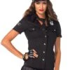 LEG AVENUE Police Shirt With Badge