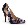 Flirty Floral Printed Pump With Buckle Detail
