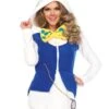 LEG AVENUE White Rabbit Zip Front Costume