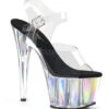 PLEASER ADORE-708HGI Platform Sandal | Clear Vinyl