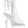 PLEASER ASPIRE-1018C Platform Boot | Clear Vinyl