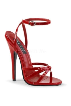 DOMINA-108 Sandal | Red Patent