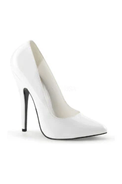 DOMINA-420 Pump | White Patent