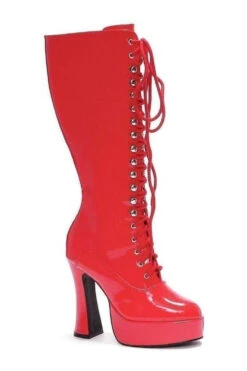 EASY Knee Boot | Red Patent