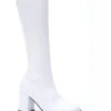 GOGO GoGo Boot | White Patent
