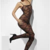FEVER Sheer Body Stocking | Black