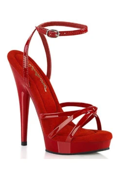 SULTRY-638 Sandal | Red Patent